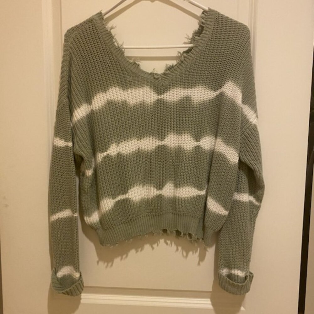 Jessica Simpson - 100% Cotton Distressed Sweater - Size Small